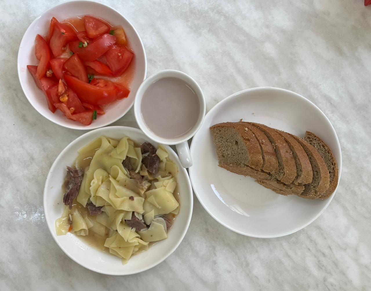 Меню: Мясо по казахски