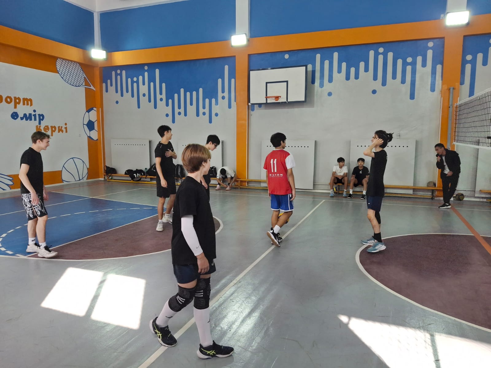 Тренировки по волейболу